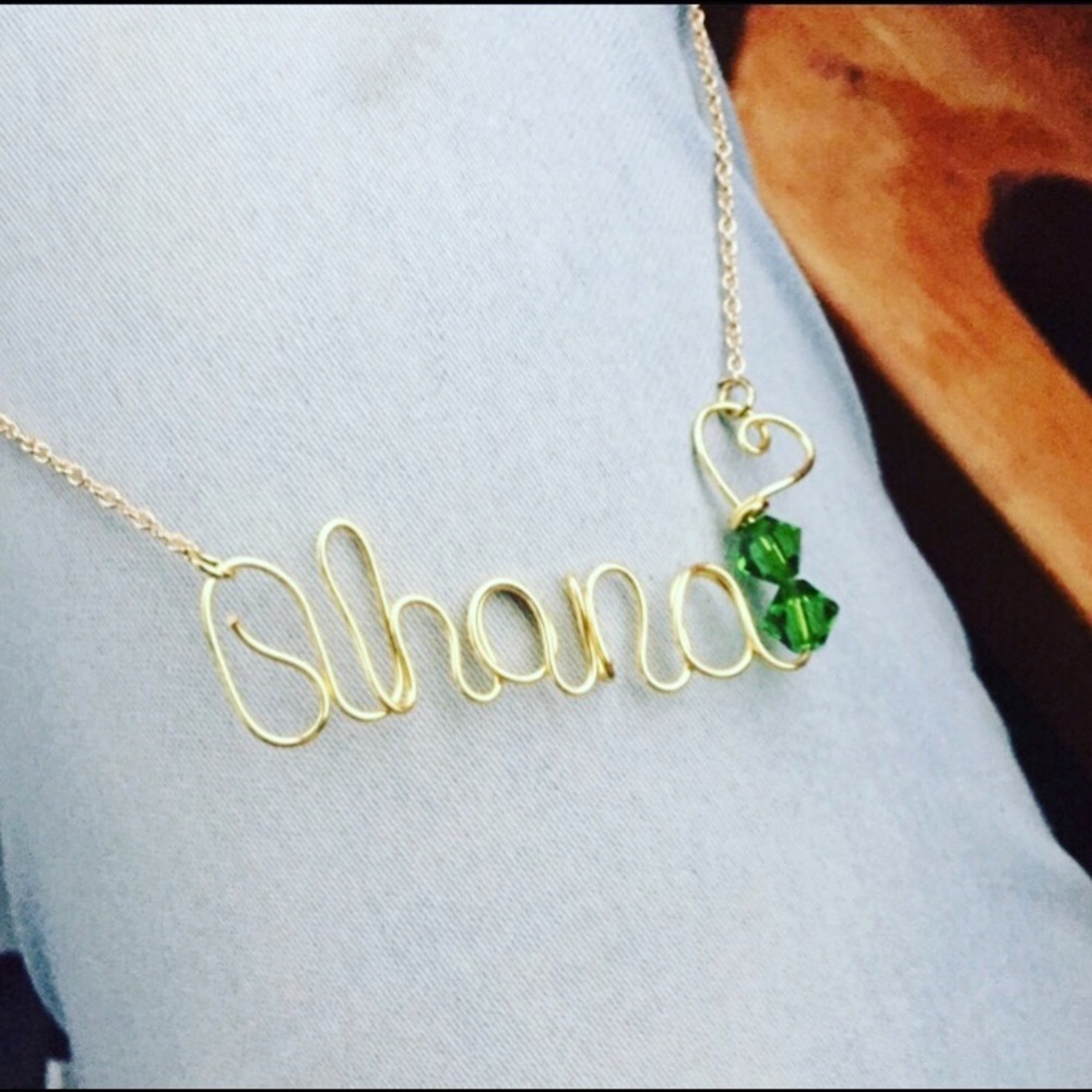 CUSTOM Handmade Personalized Wire Necklace Gift - Picture 6 of 8